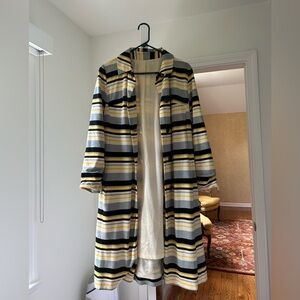 1960s vintage XXS striped trenchoat/peacoat.